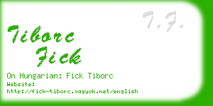 tiborc fick business card